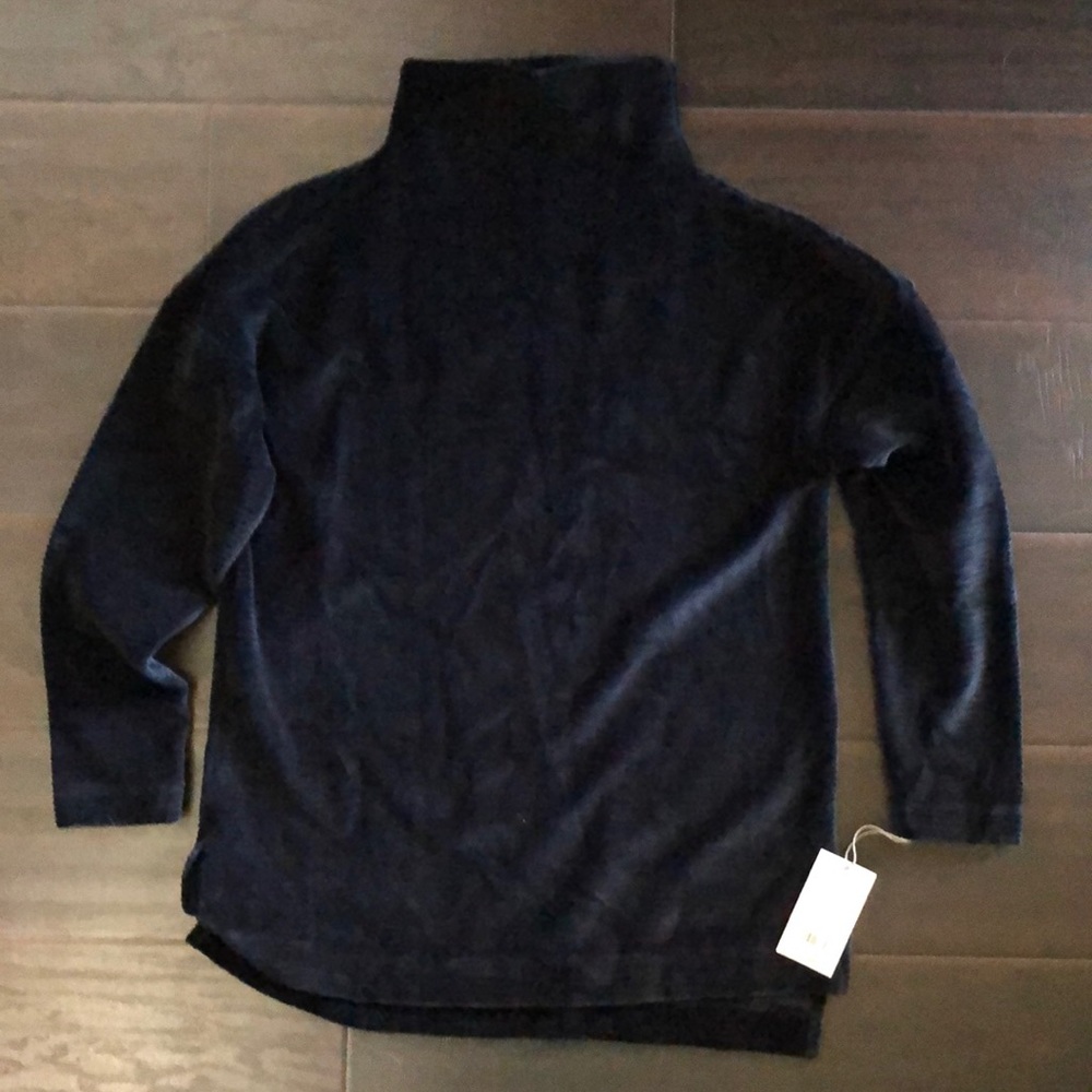 A New Day small black velour tunic